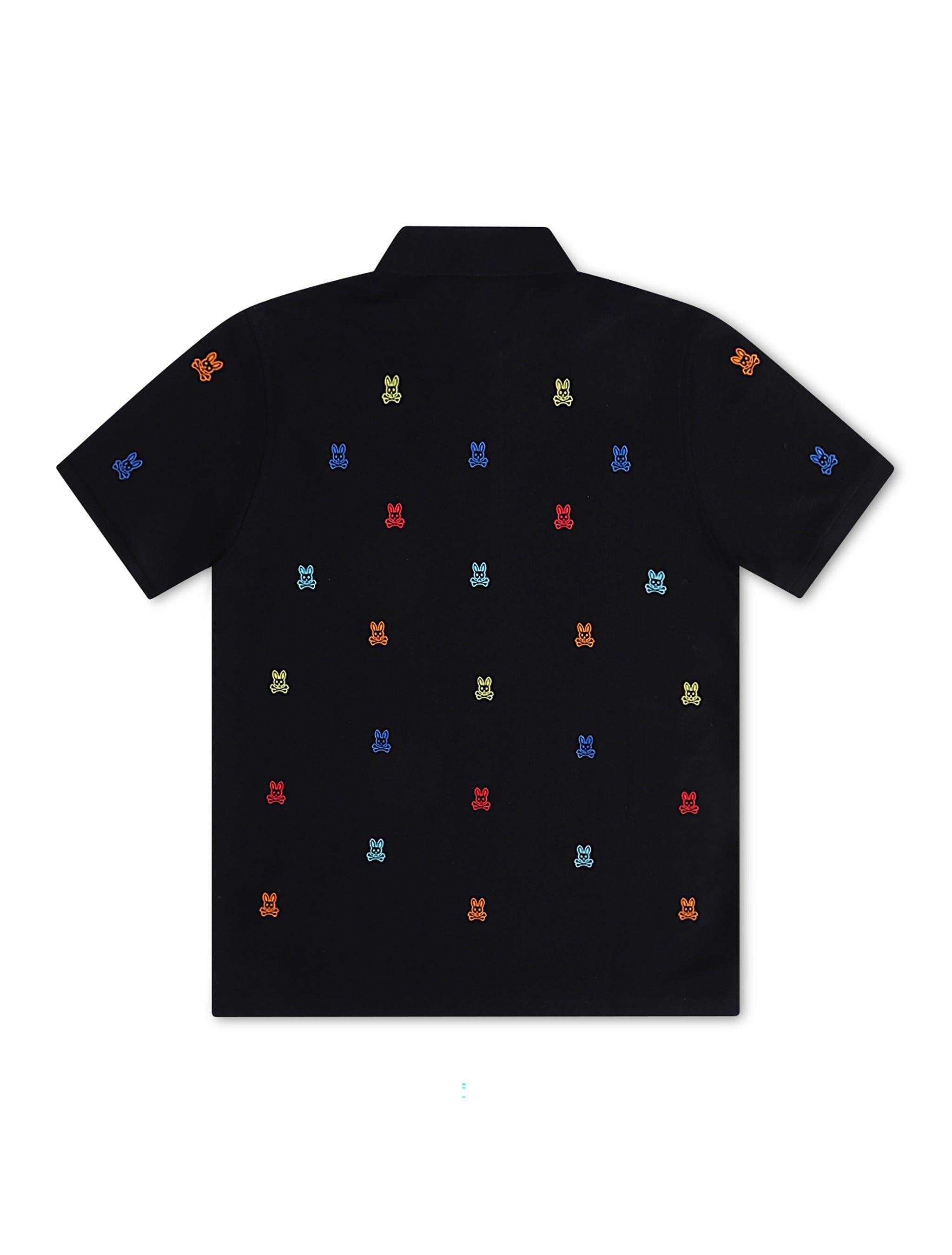 Psycho Bunny Bonham Pique Polo - Black