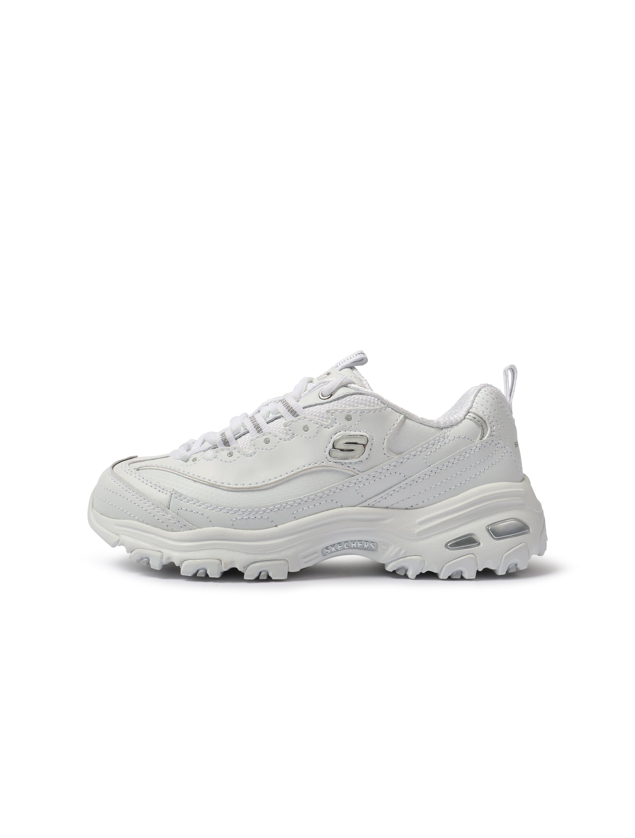 Skechers Womens D'Lites Fresh Start Shoes - White