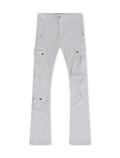 Jordan Craig Stacked Rodeo Polyester Cargo Pants - Grey