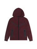 Nike Boys Tech Fleece Hoodie - Burgundy Crush/Black